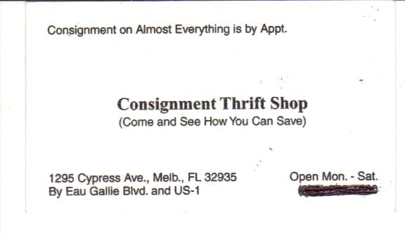 thrift store